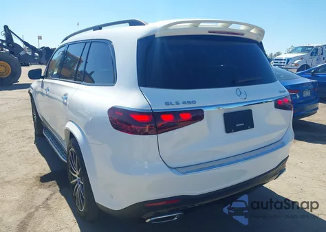 2024 Mercedes-Benz Gls 450 4Matic из США, поврежденный, VIN 4JGFF5KE2RB169545